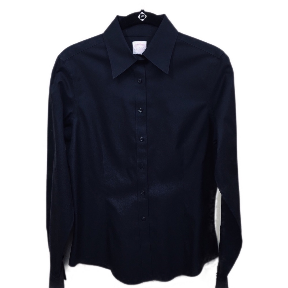 Brooks Brothers Black Tailored Fit Button Shirt